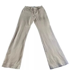 Gap Womens Pants Beige Size 2 Mid Rise Wide‎ Leg Stretch Cotton Blend